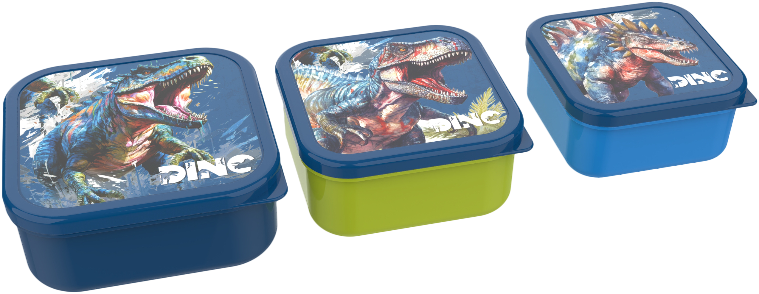 Snackdoosjes met dino op 