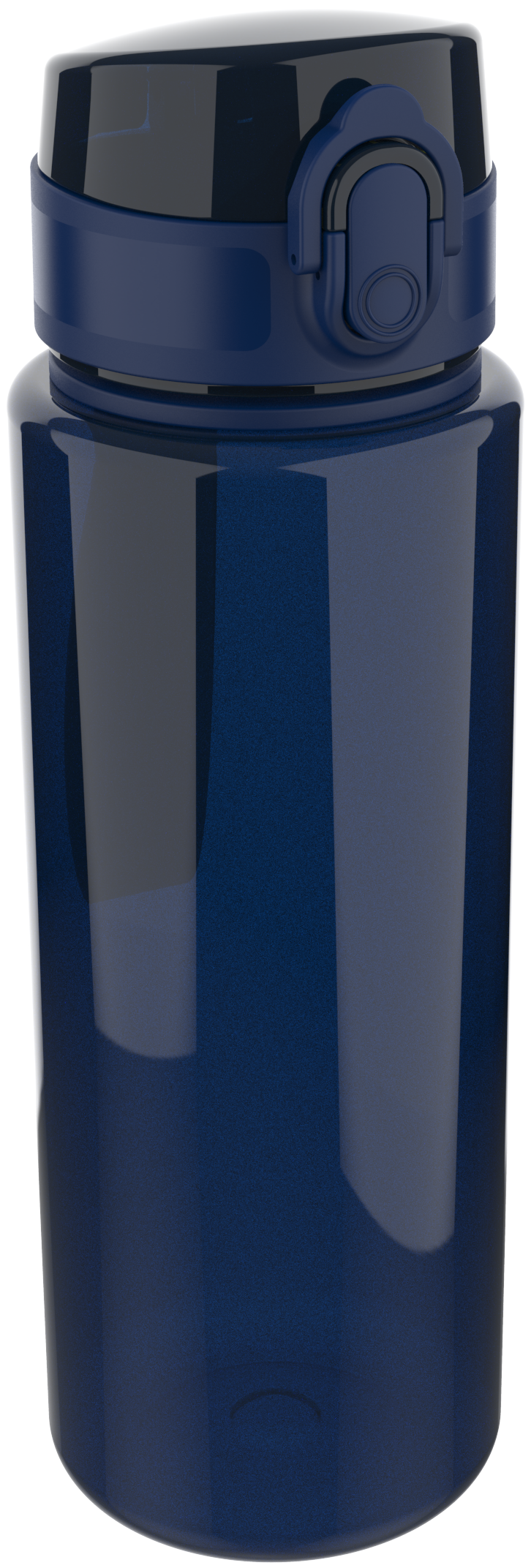 Blauwe waterfles