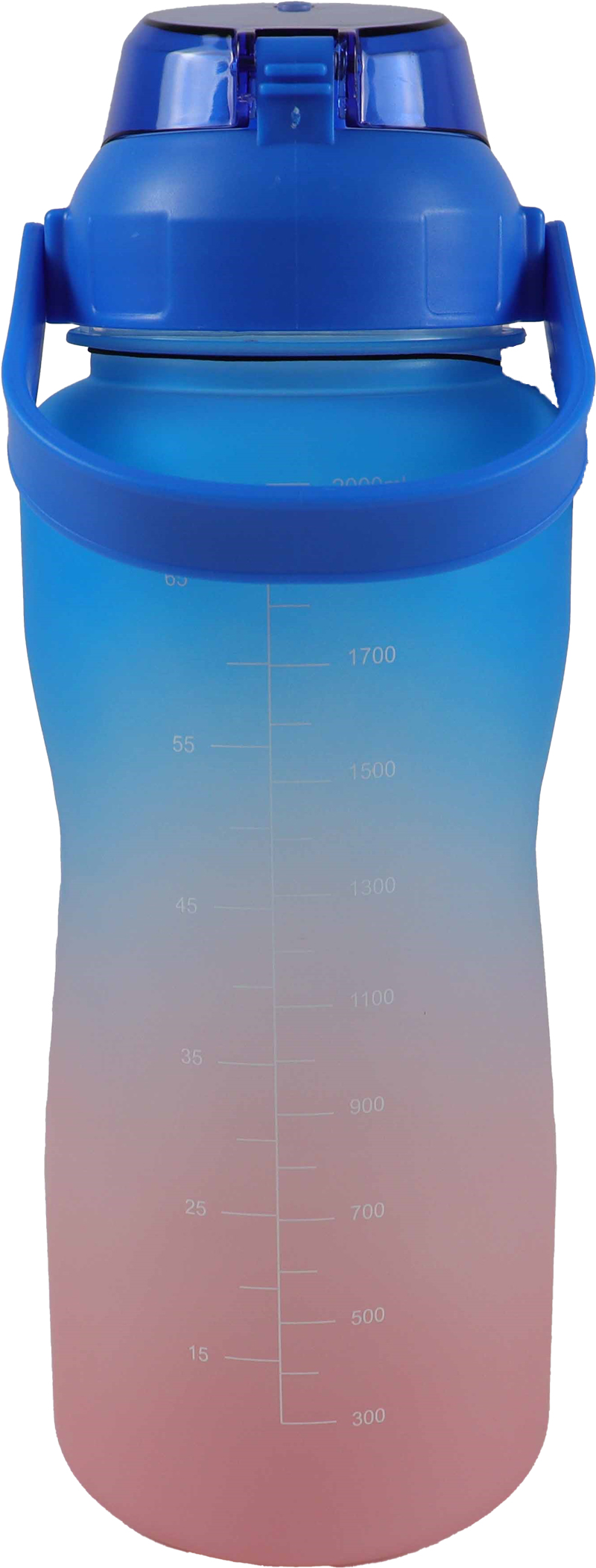 Motivational bottle (Blauw-roze)