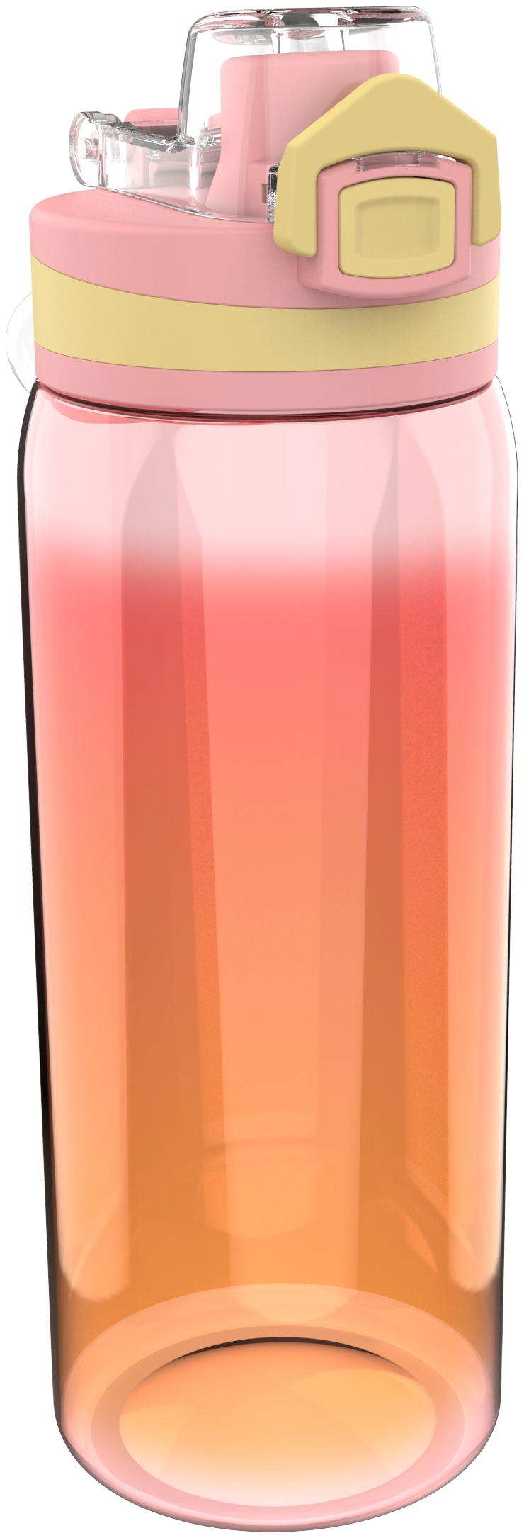 waterfles geel roze
